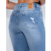 Calça Jeans Atacado Cigarrete Feminina Revanche Melanie Azul 