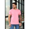Camiseta Básica Atacado Masculino Revanche Foggia Rosa Flamingo