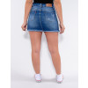 Saia Shorts Atacado Feminina Revanche Hettie Azul Costas