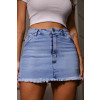 Saia Shorts Jeans Resinada Com Glitter Atacado Feminina Revanche Cametá
