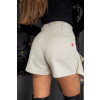 Shorts Cargo Com Aba Atacado Feminina Revanche Ferkane Areia