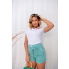 Shorts Clochard Color Atacado Feminino Revanche Córdoba Verde Claro