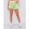 Shorts Color Atacado Feminino Revanche Brasil Amarelo Frente