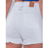 Shorts Color Atacado Feminino Revanche Sudão do Sul Branco Costas Detalhe