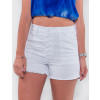 Shorts Color Atacado Feminino Revanche Sudão do Sul Branco Detalhe