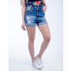  Shorts Jeans Atacado Barra Virada Feminino Revanche Iarém Frente