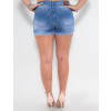 Shorts Jeans Atacado Boyfriend Feminino Revanche Elisabeth Azul Costas