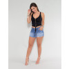 Shorts Jeans Atacado Boyfriend Feminino Revanche Felecia Azul Look