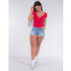 Shorts Jeans Atacado Boyfriend Feminino Revanche Letya Azul Look