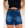 Shorts Jeans Atacado Cintura Alta Feminino Revanche Prague Frente