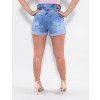 Shorts Jeans Atacado Clochard Feminino Revanche Herzegovina Azul Costas