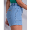 Shorts Jeans Atacado Clochard Feminino Revanche Lara Azul Detalhe Lateral