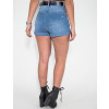 Shorts jeans Atacado Com Cinto Feminino Revanche Paraguay Costas