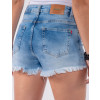 Shorts Jeans Atacado com Laço Feminino Revanche Jibuti Azul Costas