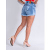 Shorts Jeans Atacado Feminino Revanche Ariana Azul Costas