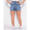 Shorts Jeans Atacado Feminino Revanche Elisamarie Azul Costas