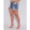 Shorts Jeans Atacado Feminino Revanche Francene Azul Lado