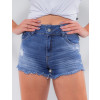 Shorts Jeans Atacado Feminino Revanche Japão Azul Detalhe