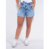 Shorts Jeans Atacado Feminino Revanche Joella Azul Frente