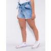 Shorts Jeans Atacado Feminino Revanche Joella Azul Lado