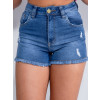 Shorts Jeans Atacado Feminino Revanche Lee Azul Detalhe Frente