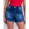 Shorts Jeans Atacado Feminino Revanche Mah Azul Detalhe Frente