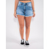 Shorts Jeans Atacado Feminino Revanche Rusti Azul Frente