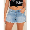 Shorts Jeans Atacado Feminino Revanche Tempeste azul frente