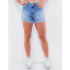 Shorts Jeans Atacado Feminino Revanche Tobago Azul Frente