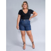 Shorts Jeans Atacado Plus Size Feminina Revanche Giovana Azul Look