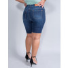 Shorts Jeans Atacado Plus Size Feminino Revanche Emanuelly Azul Costas