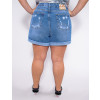 Shorts Jeans Atacado Plus Size Feminino Revanche Maika Azul Cosras