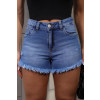 Shorts Jeans Barra Desfiada Atacado Feminina Revanche Apiacá