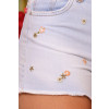 Shorts jeans com bordado e barra desfiada atacado feminina Revanche Bocaina