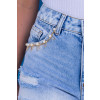 Shorts Jeans Destroyed Com Pérolas No Bolso Atacado Feminino Revanche Ofalla