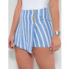 Shorts Saia Atacado Feminino Revanche Genevre Listrada Detalhe