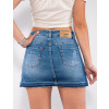 Shorts Saia Jeans Atacado Feminino Revanche Nadiya Azul Detalhe Costas