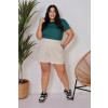Shorts Alfaiataria Curvy Linen Blend Atacado Feminina Revanche Lúpias