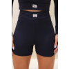 Shorts Cintura  Alta Barra Normal Atacado Feminina Revanche Samósata Preto