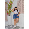 T-Shirt Básica Curvy Atacado Feminina Revanche Anshan Branco