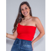  Top Atacado Feminino Revanche Betina Laranja Detalhe Frente