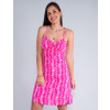 Vestido Atacado Feminino Revanche Hortencia Rosa Detalhe Frente