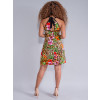 Vestido Atacado Feminino Revanche Leona Marrom Costas