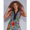 Vestido Atacado Feminino Revanche Leona Preto Detalhe Frente