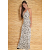 Vestido Longo Atacado Floral Revanche San Antonio II Off-whitte Frente