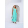 Vestido Longo Com Recorte Atacado Feminino Revanche Máfil Verde Menta