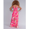 Vestido Longo Atacado Feminino Revanche Maria Antonia Rosa
