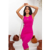 Vestido Midi Com Detalhe Cou Out Atacado Feminino Revanche Potenza Pink Escuro