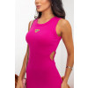 Vestido Midi Com Detalhe Cou Out Atacado Feminino Revanche Potenza Pink Escuro