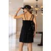 Vestido Curto Com Lastex Atacado Feminina Revanche Matiana Preto